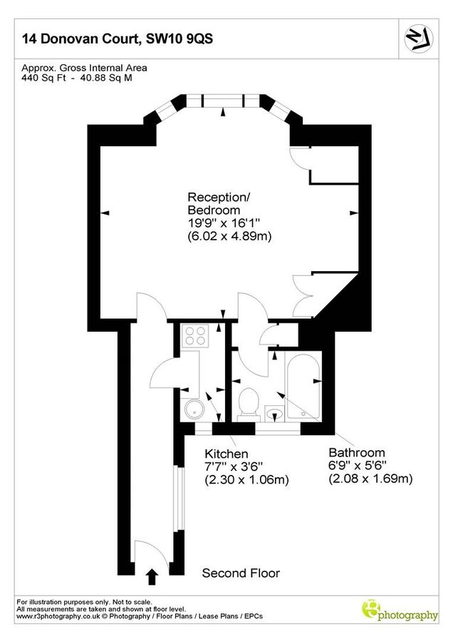 Квартира в Лондоне, Великобритания, 41 м² - фото 9