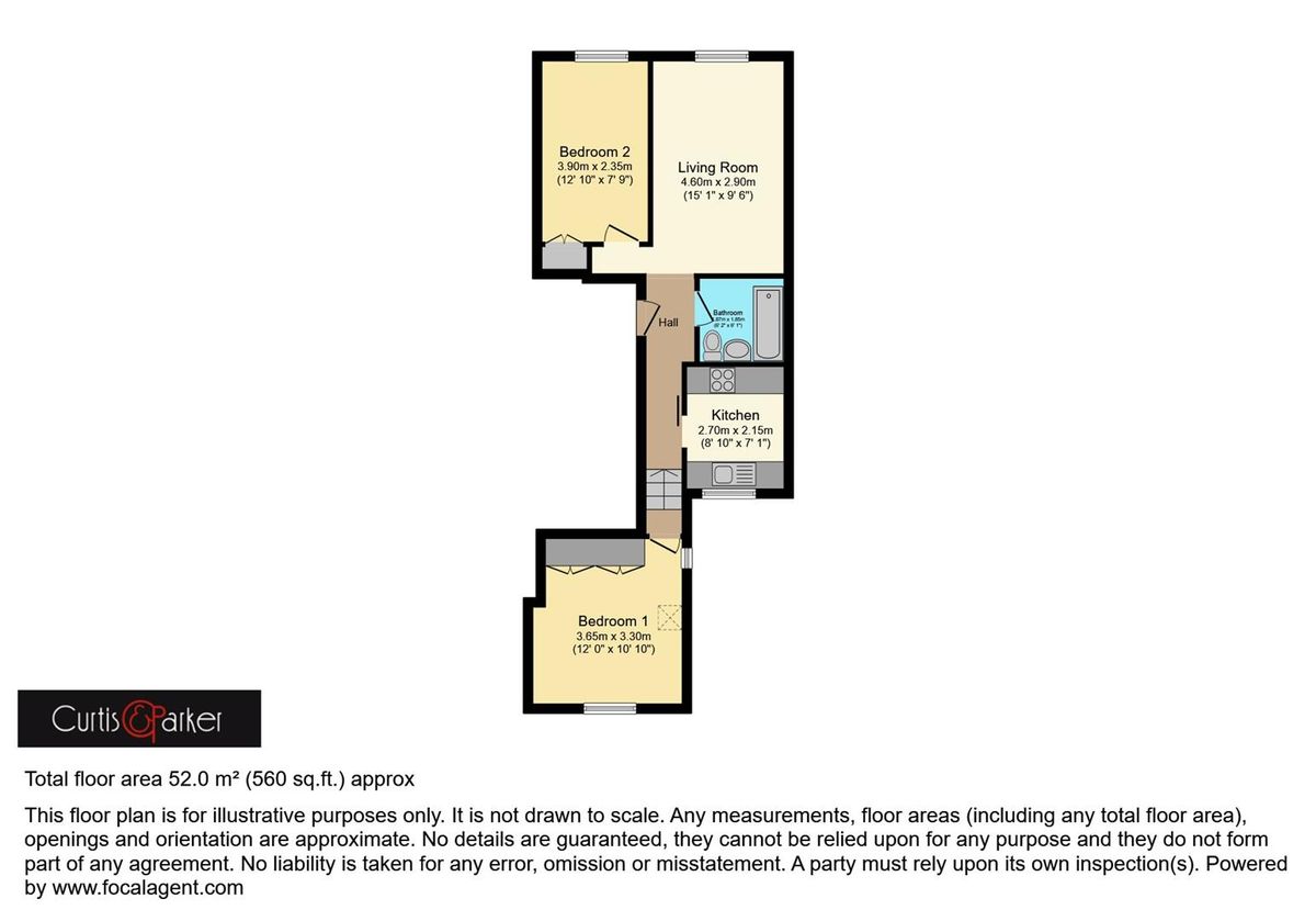 Квартира в Лондоне, Великобритания, 52 м² - фото 9