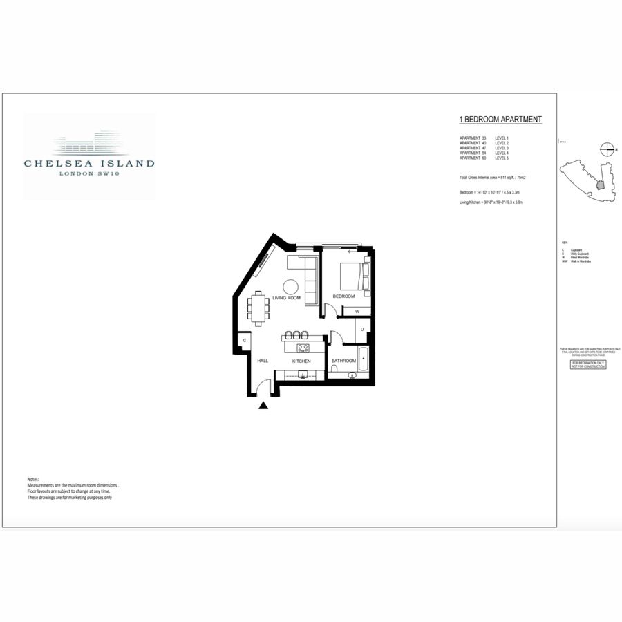 Квартира в Лондоне, Великобритания, 51 м² - фото 9