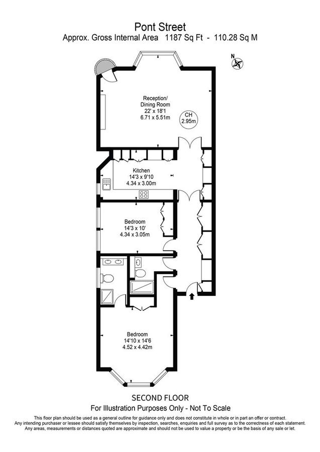Квартира в Лондоне, Великобритания, 110 м² - фото 10