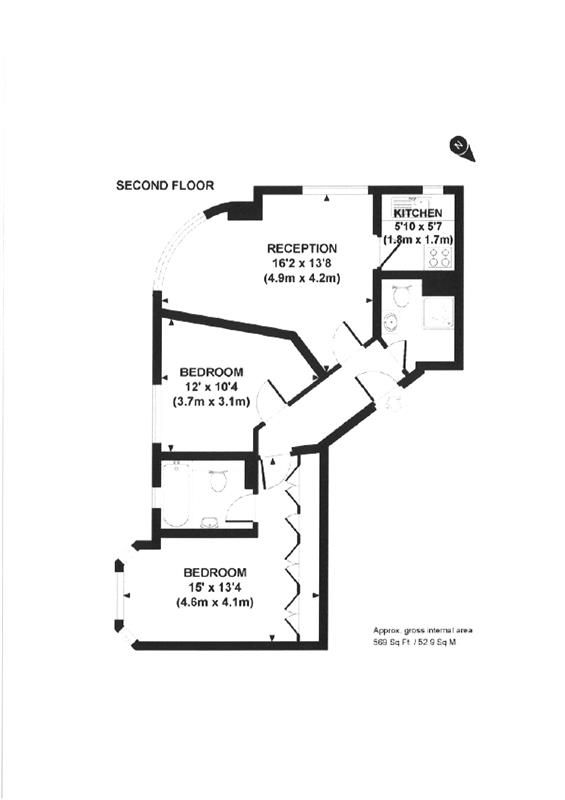 Квартира в Лондоне, Великобритания, 53 м² - фото 11