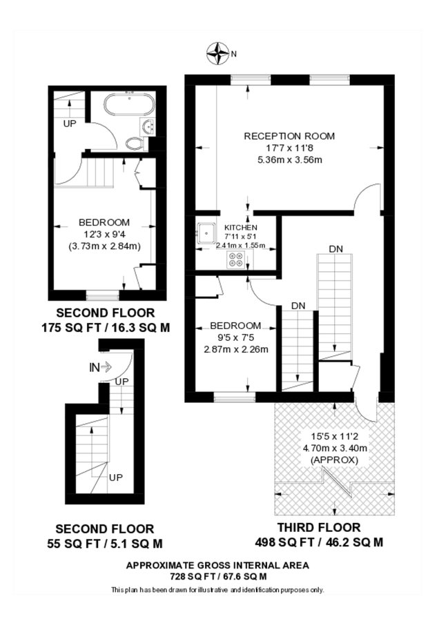 Квартира в Лондоне, Великобритания, 68 м² - фото 12