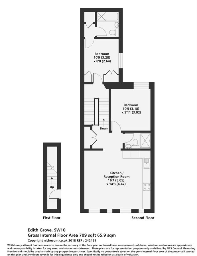 Квартира в Лондоне, Великобритания, 66 м² - фото 12