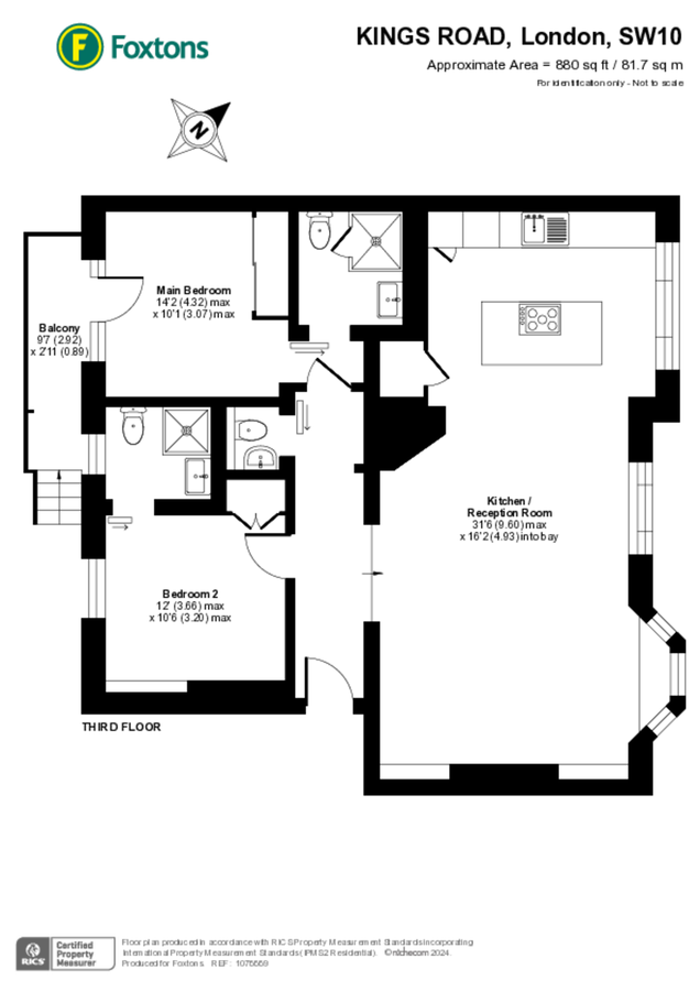 Квартира в Лондоне, Великобритания, 82 м² - фото 13