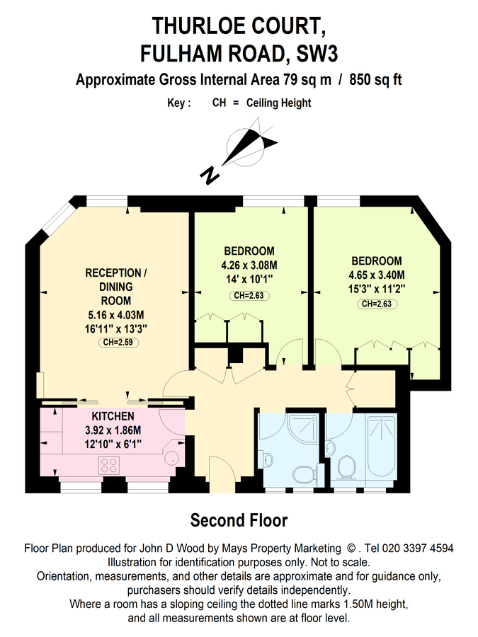 Квартира в Лондоне, Великобритания, 79 м² - фото 14