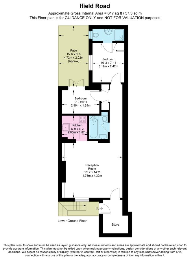 Квартира в Лондоне, Великобритания, 57 м² - фото 15