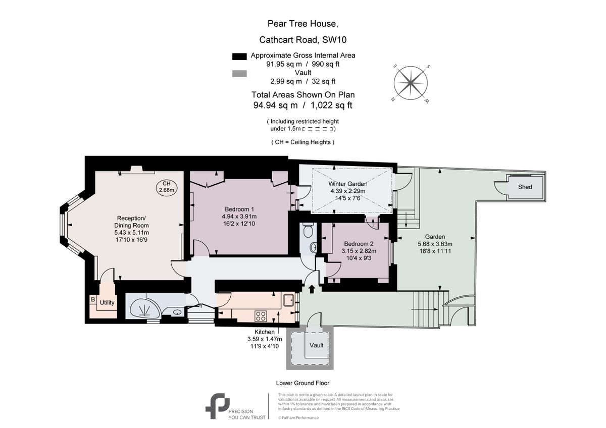 Квартира в Лондоне, Великобритания, 92 м² - фото 16