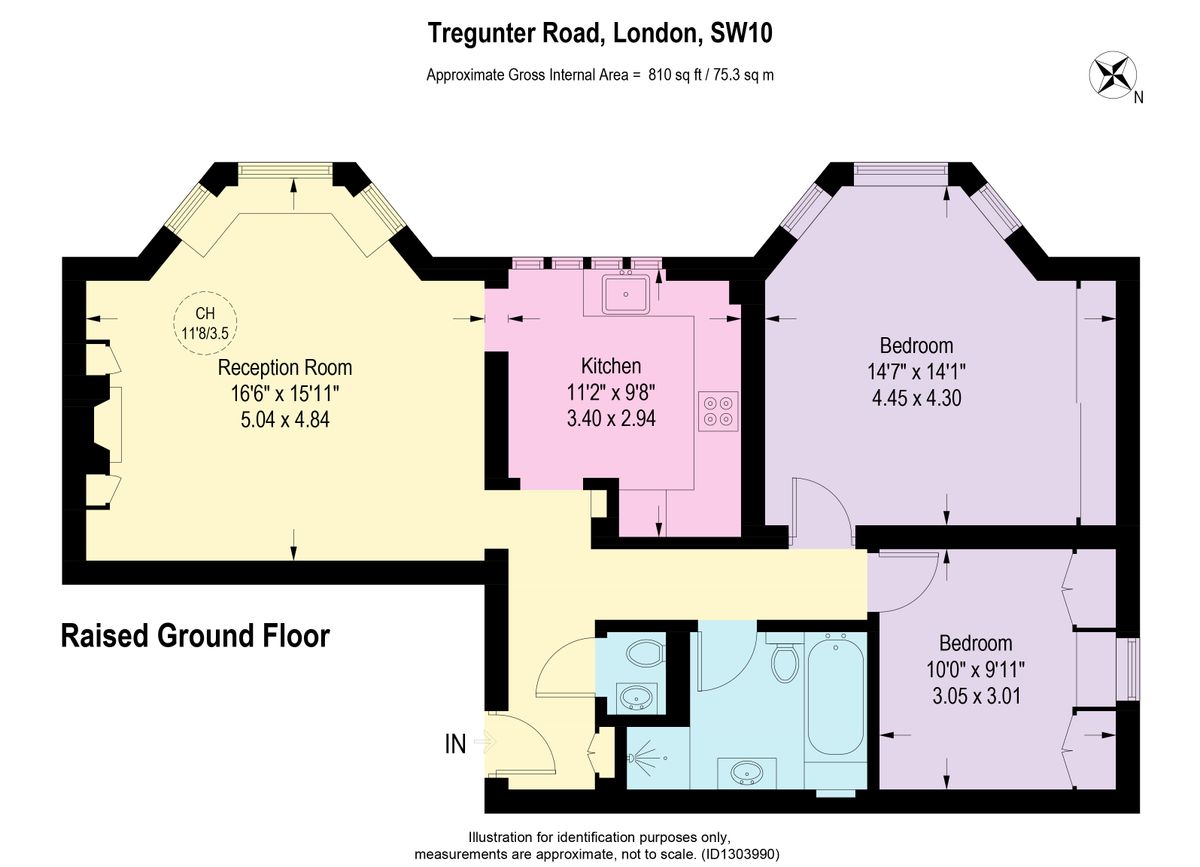 Квартира в Лондоне, Великобритания, 75 м² - фото 16