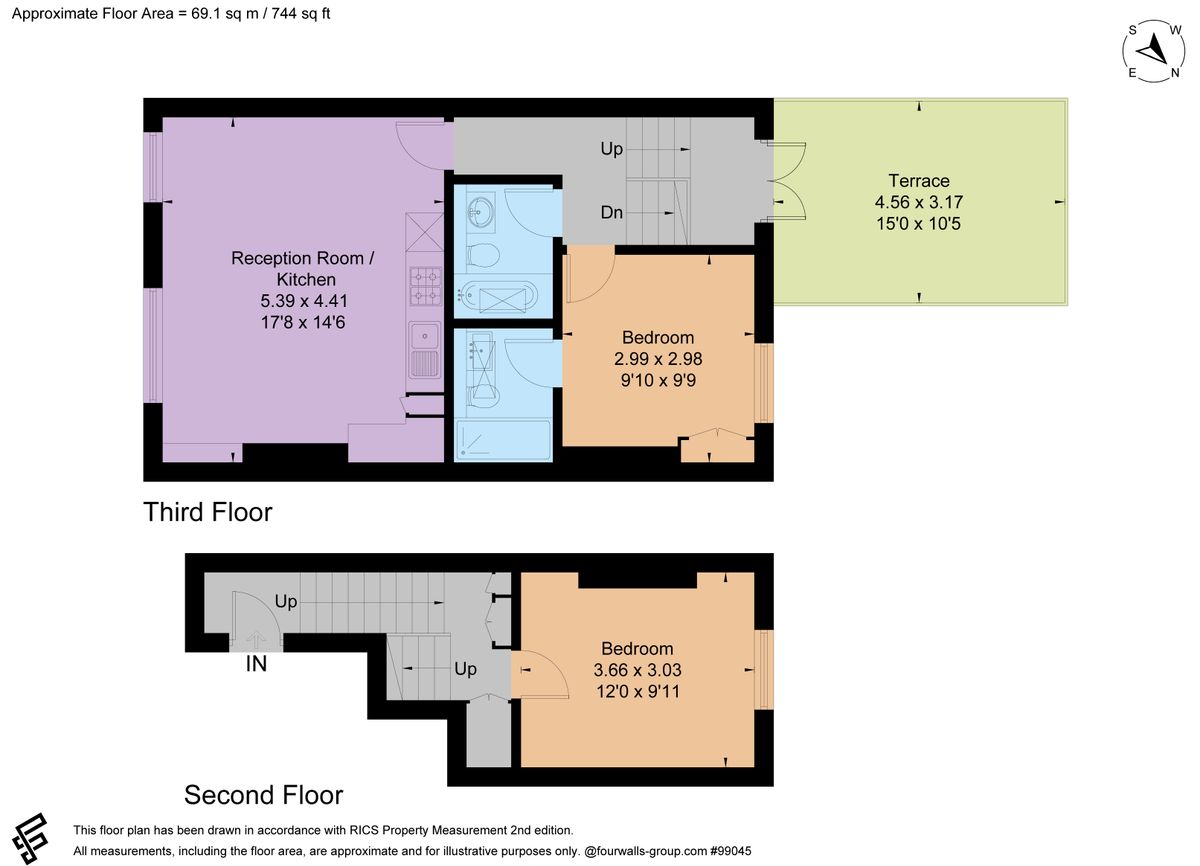 Квартира в Лондоне, Великобритания, 69 м² - фото 17