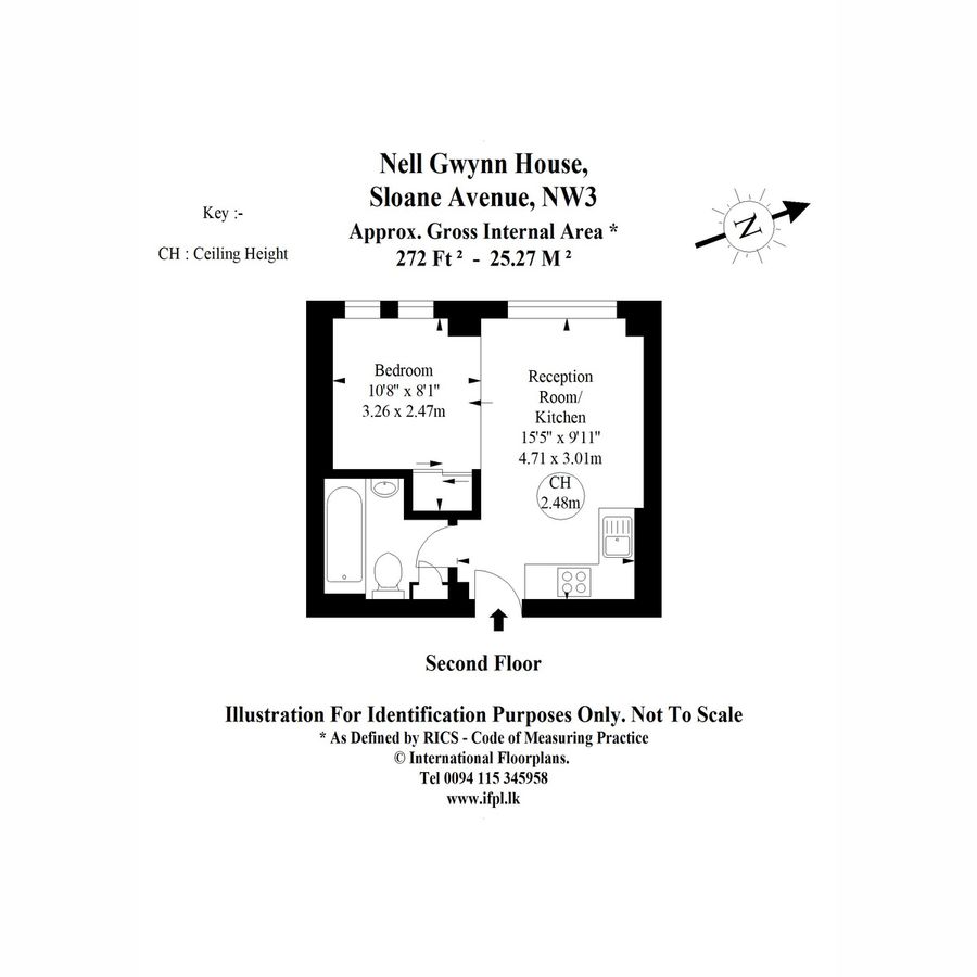 Квартира в Лондоне, Великобритания, 25 м² - фото 17