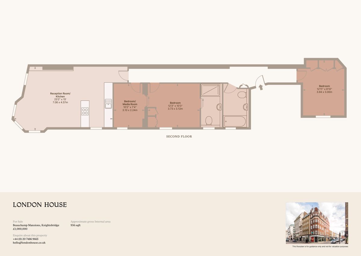 Квартира в Лондоне, Великобритания, 87 м² - фото 19