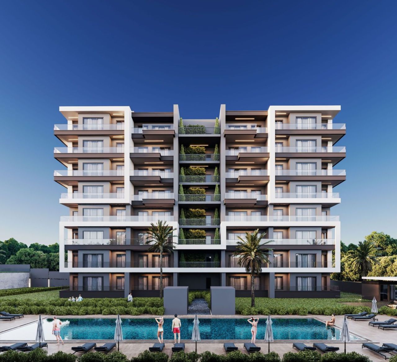 Апартаменты в Анталии, Турция, 50 м² - фото 1