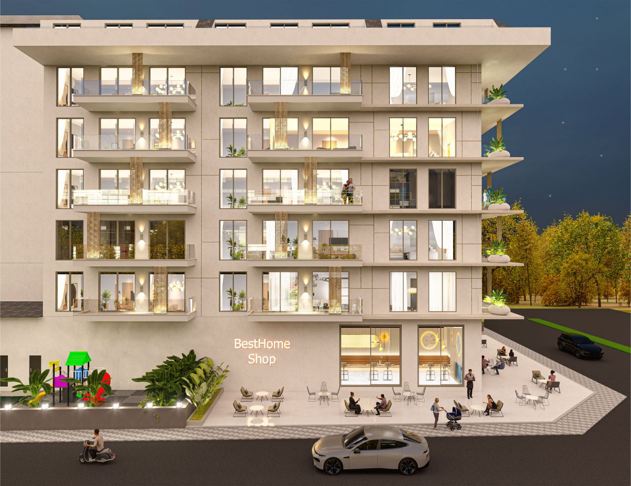 Апартаменты в Алании, Турция, 82 м² - фото 2