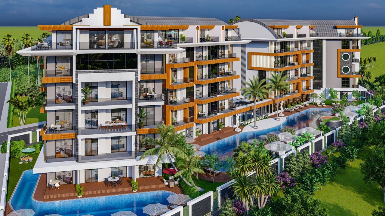 Апартаменты в Алании, Турция, 45 м² - фото 3