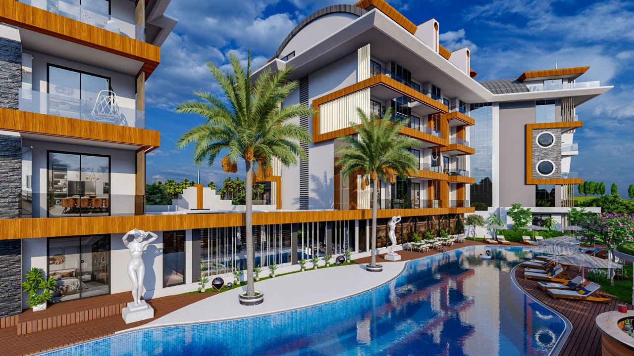 Апартаменты в Алании, Турция, 45 м² - фото 4