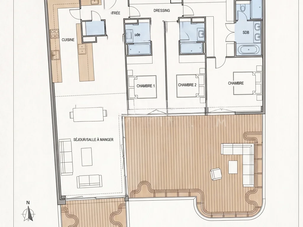 Квартира в Монако, Монако, 292 м² - фото 5