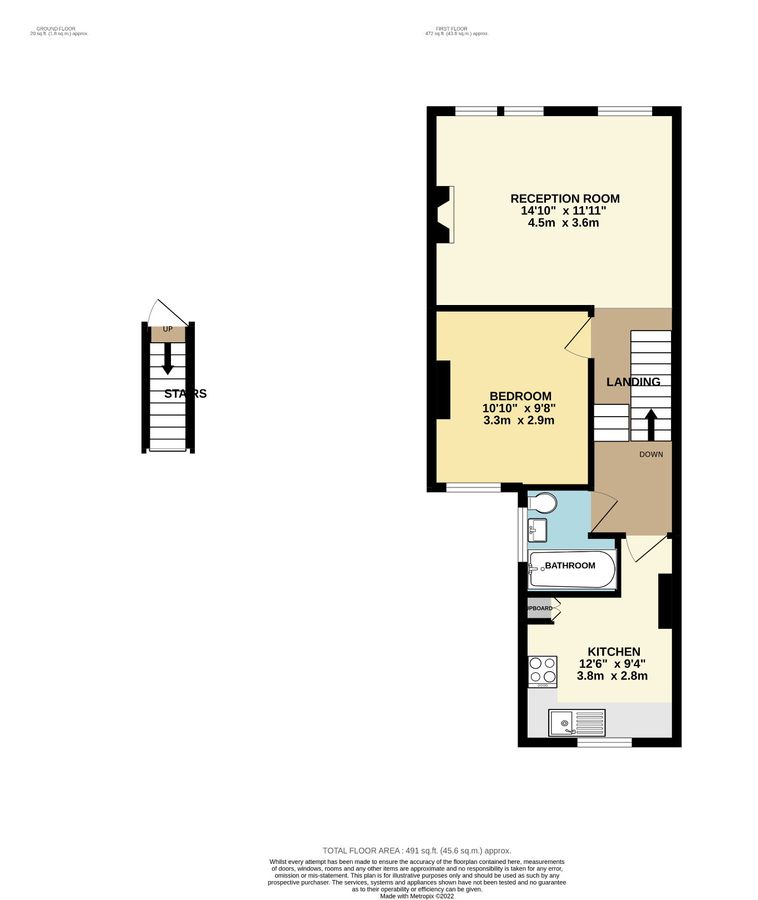 Квартира в Лондоне, Великобритания, 46 м² - фото 6