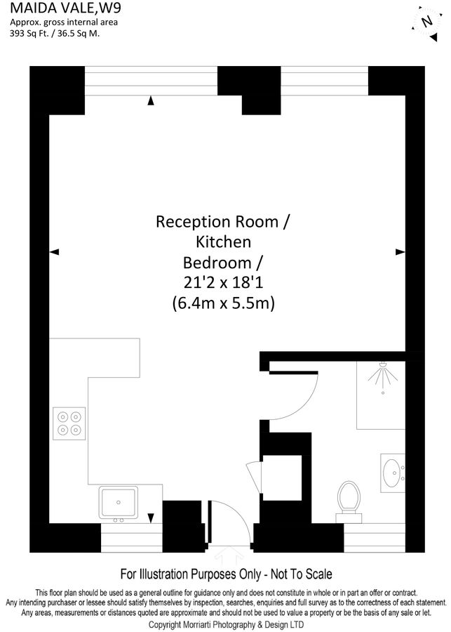 Квартира в Лондоне, Великобритания, 37 м² - фото 6