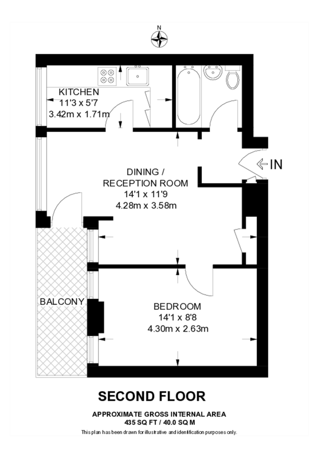 Квартира в Лондоне, Великобритания, 40 м² - фото 6