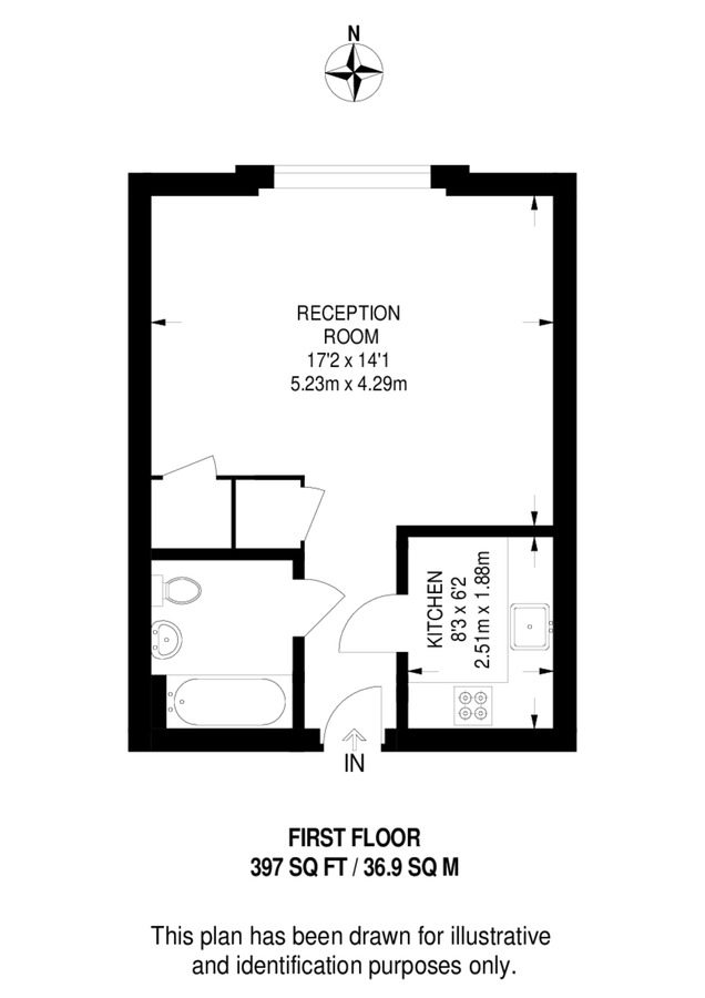 Квартира в Лондоне, Великобритания, 37 м² - фото 6