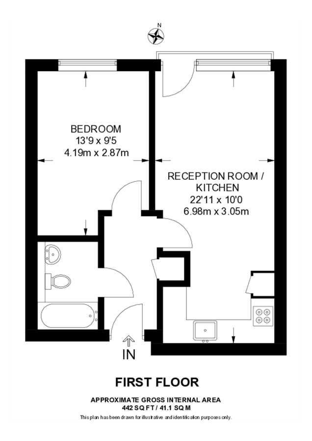 Квартира в Лондоне, Великобритания, 41 м² - фото 7