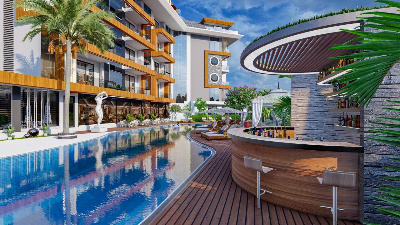 Апартаменты в Алании, Турция, 45 м² - фото 5