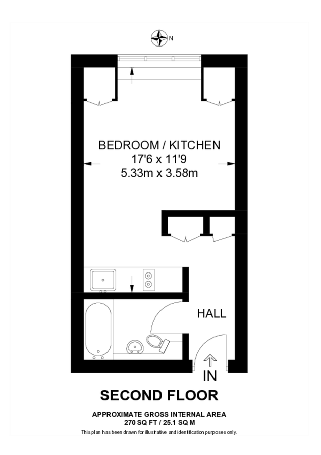 Квартира в Лондоне, Великобритания, 25 м² - фото 7