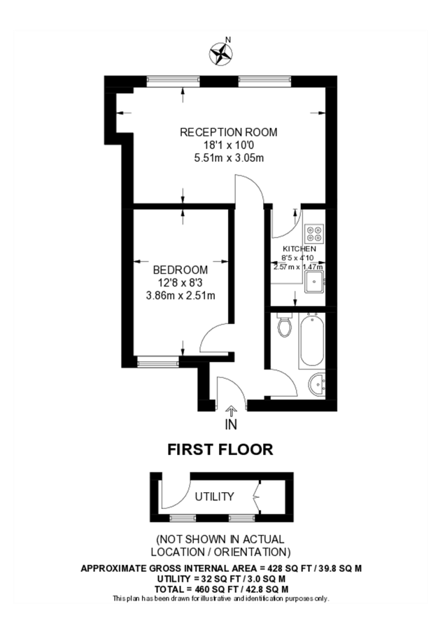 Квартира в Лондоне, Великобритания, 40 м² - фото 7