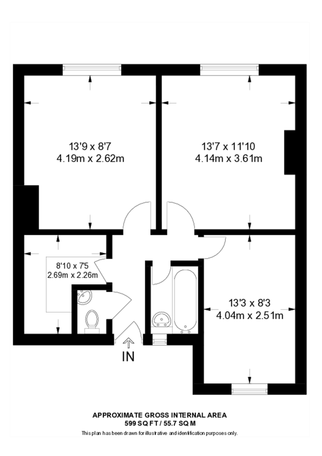 Квартира в Лондоне, Великобритания, 56 м² - фото 7