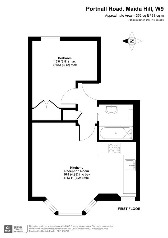 Квартира в Лондоне, Великобритания, 33 м² - фото 8