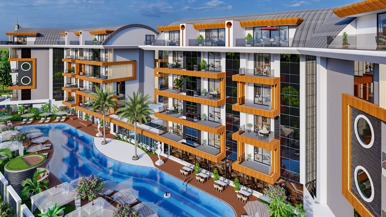 Апартаменты в Алании, Турция, 45 м² - фото 6