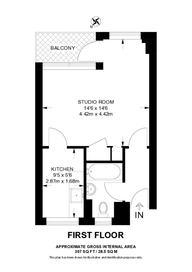 Квартира в Лондоне, Великобритания, 29 м² - фото 9