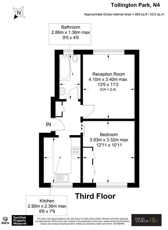 Квартира в Лондоне, Великобритания, 43 м² - фото 9