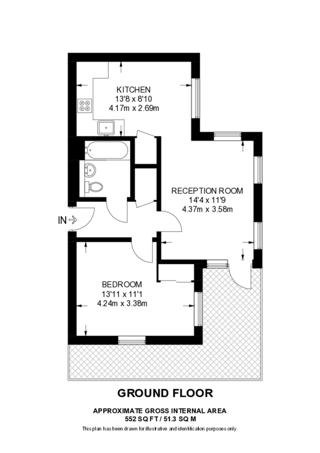 Квартира в Лондоне, Великобритания, 51 м² - фото 9