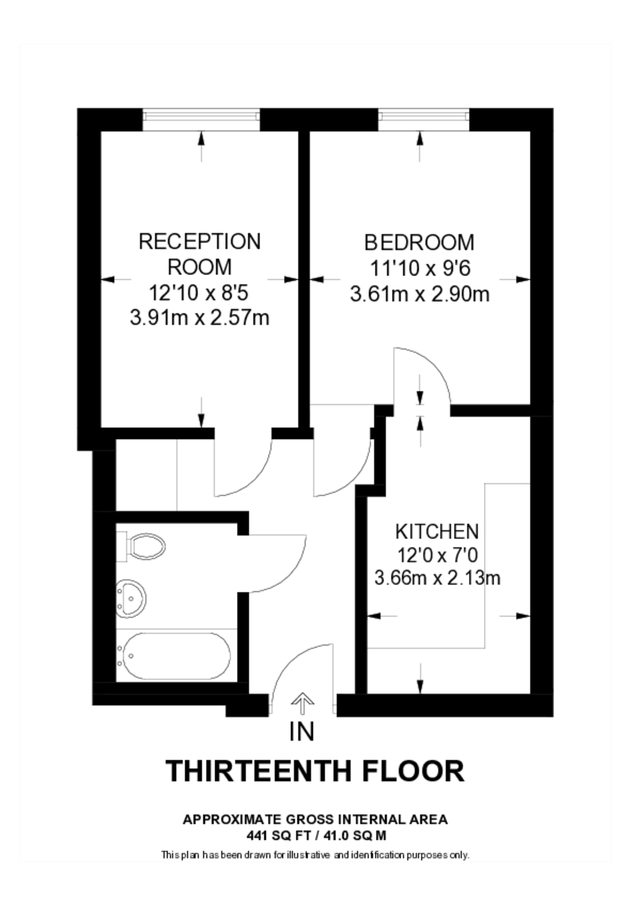 Квартира в Лондоне, Великобритания, 41 м² - фото 9
