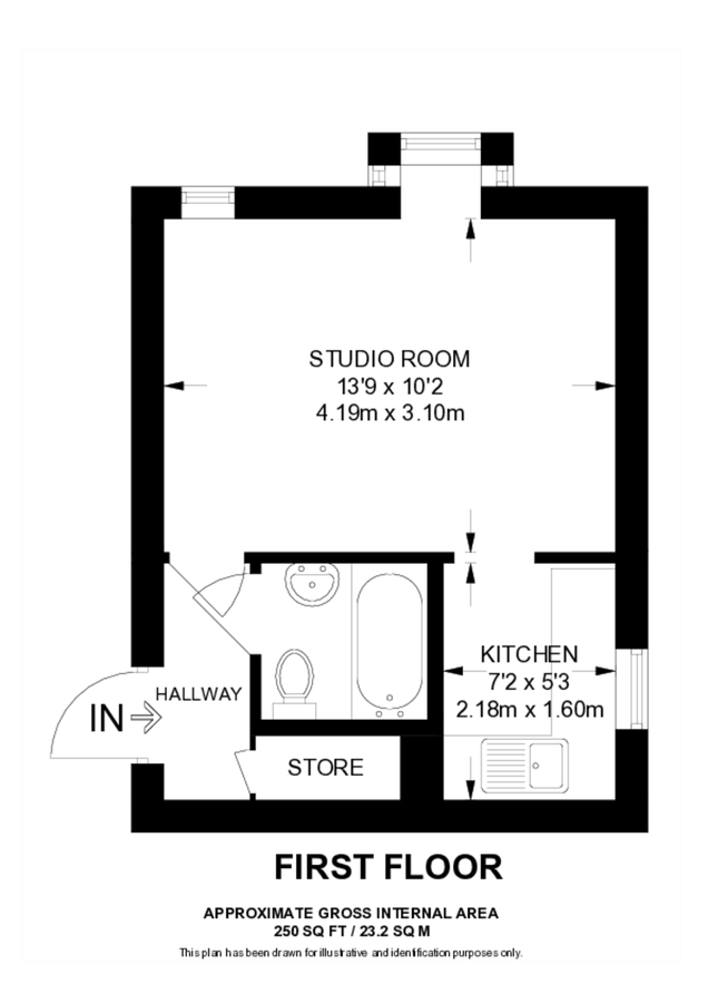 Квартира в Лондоне, Великобритания, 23 м² - фото 9