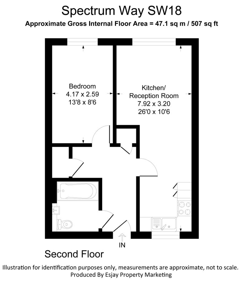 Квартира в Лондоне, Великобритания, 47 м² - фото 10