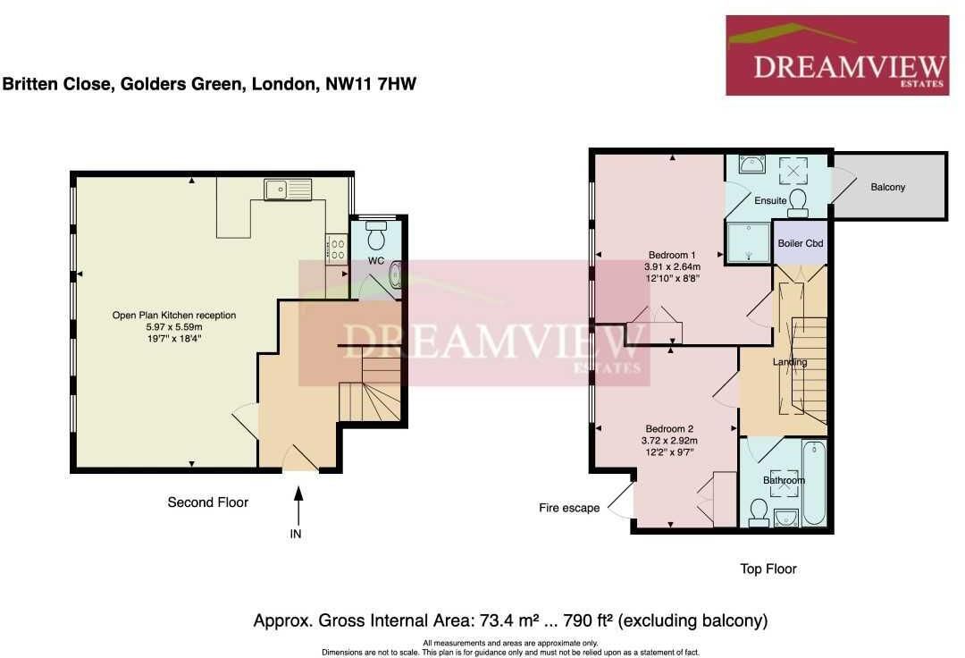 Квартира в Лондоне, Великобритания, 73 м² - фото 1