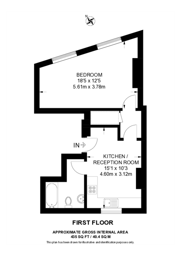 Квартира в Лондоне, Великобритания, 40 м² - фото 10