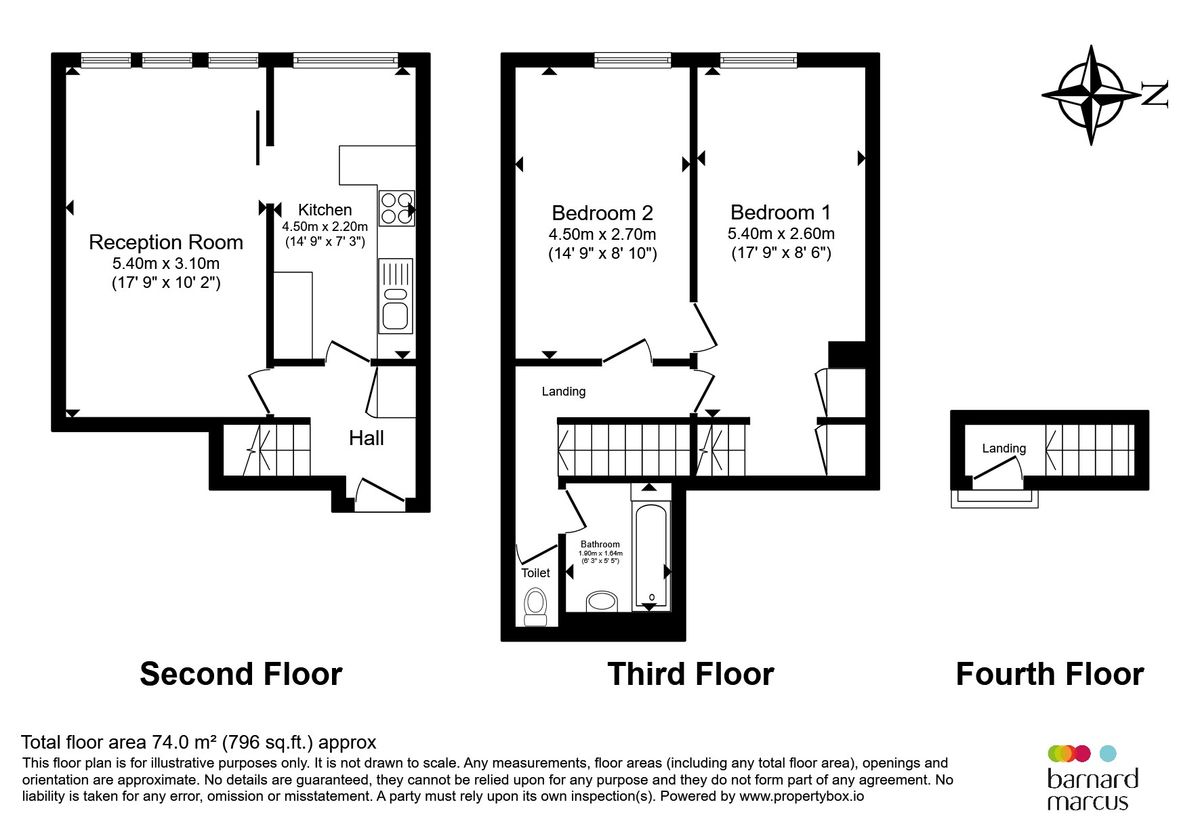 Квартира в Лондоне, Великобритания, 74 м² - фото 10