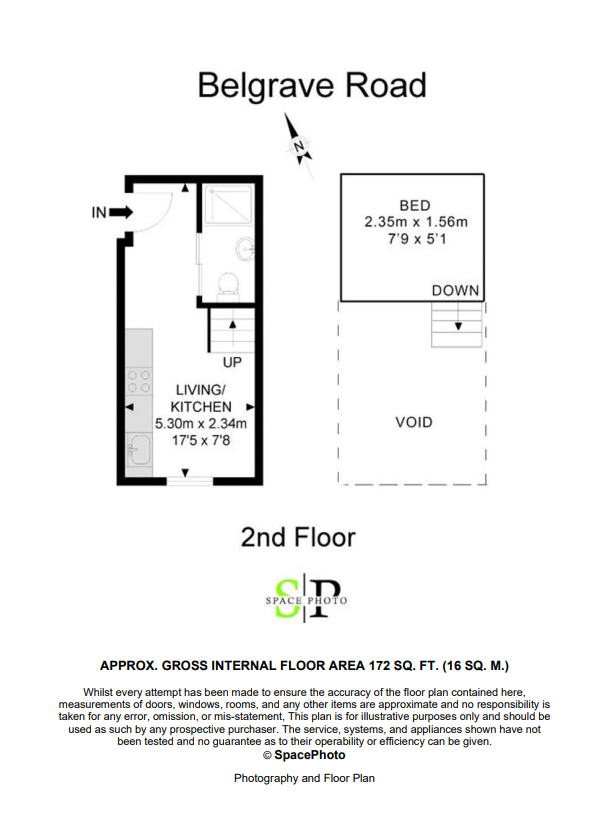 Квартира в Лондоне, Великобритания, 16 м² - фото 10