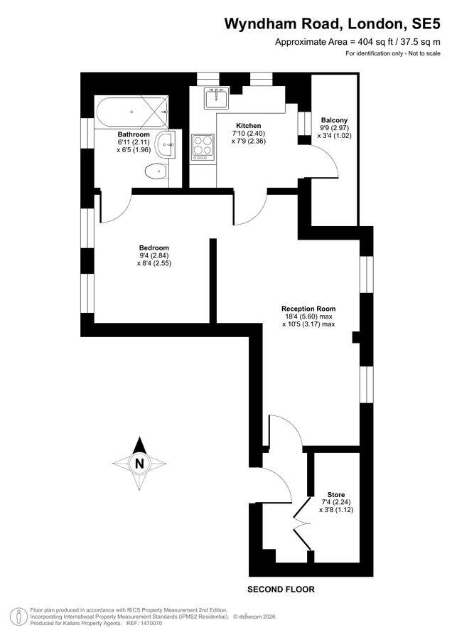 Квартира в Лондоне, Великобритания, 38 м² - фото 11