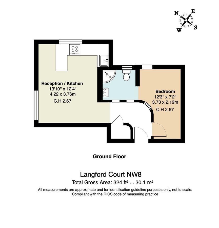 Квартира в Лондоне, Великобритания, 30 м² - фото 11