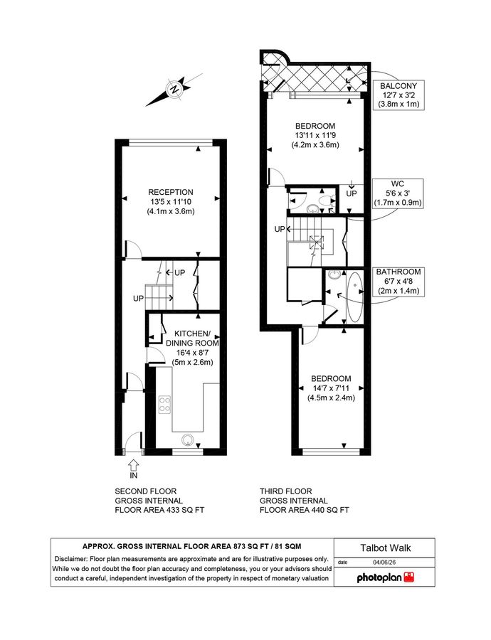 Квартира в Лондоне, Великобритания, 81 м² - фото 11