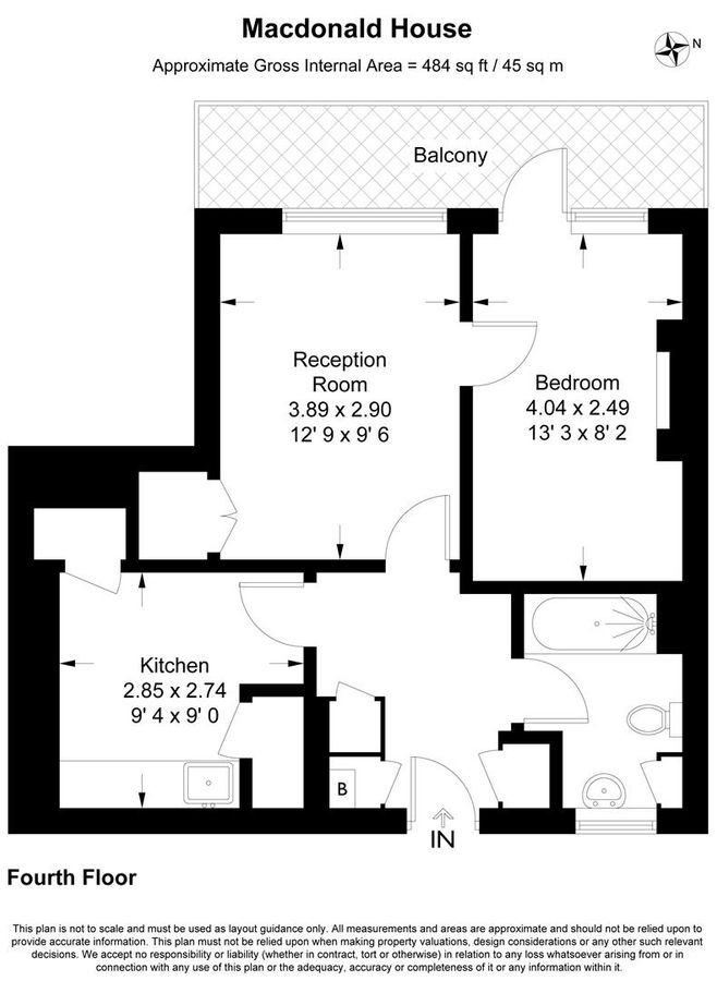 Квартира в Лондоне, Великобритания, 45 м² - фото 11