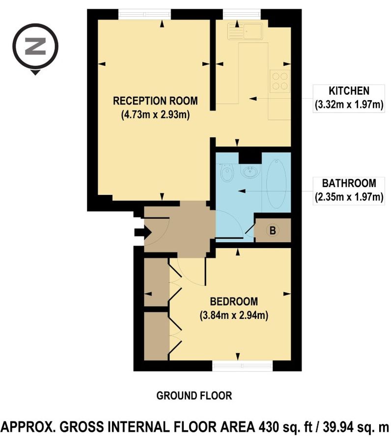 Квартира в Лондоне, Великобритания, 40 м² - фото 11