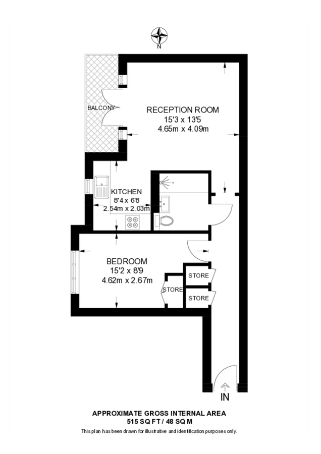 Квартира в Лондоне, Великобритания, 48 м² - фото 11