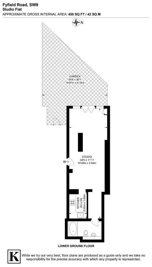 Квартира в Лондоне, Великобритания, 42 м² - фото 12