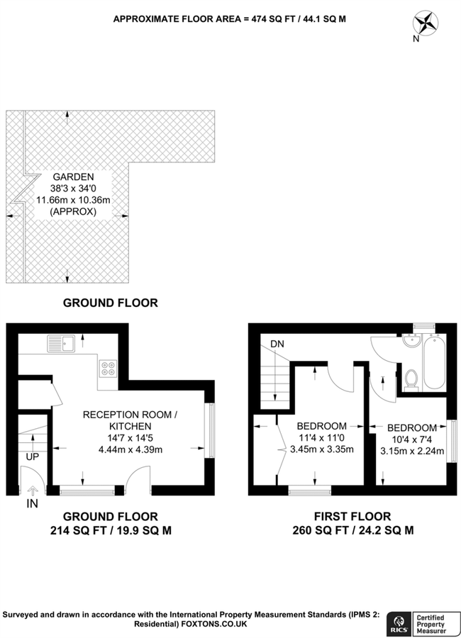 Квартира в Лондоне, Великобритания, 44 м² - фото 10