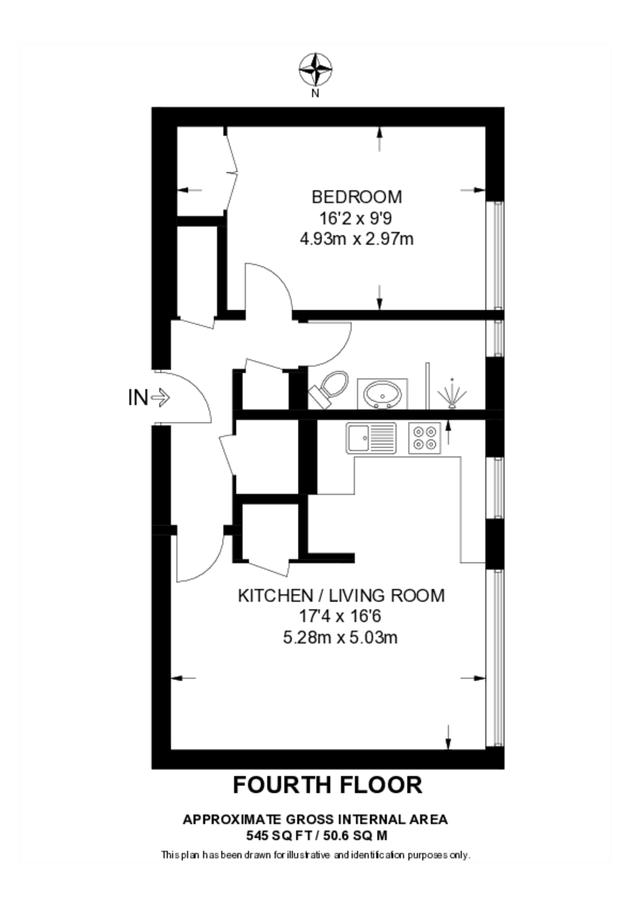 Квартира в Лондоне, Великобритания, 51 м² - фото 12
